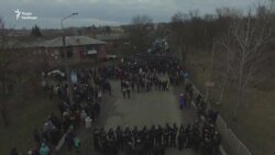 Евакуація українців із Китаю. Ситуація в Нових Санжарах. Відео з дрона