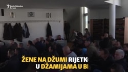 Žene na džumi u zeničkoj džamiji