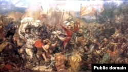 Так уявляв собі Грюнвальдську битву польський художник Ян Матейко