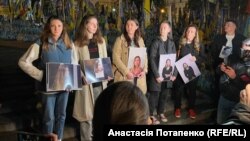 Акція пам’яті української журналістки Вікторії Рощиної. Київ, 11 жовтня 2024 року