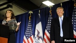 Сара Палин ва Доналд Трамп