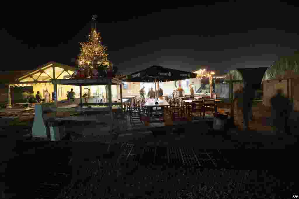 Афганистан. Воинская часть британских военных