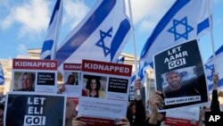 საილუსტრაციო ფოტო. აქცია ლონდონში, „ჰამასის“ მიერ ისრაელში მძევლად აყვანილი ადამიანების გათავისუფლების მოთხოვნით
