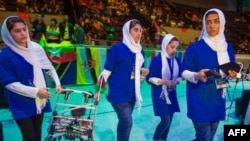 The Afghan all-girls robotics team made headlines in 2017 after being denied visas to take part in a robotics competition in Washington -- before President Donald Trump intervened and they were allowed to travel.