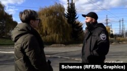 До журналістів приїхала охорона і вимагала, відійти від місця затоплення