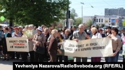 Акція біля мерії в Запоріжжі, 27 квітня 2018 року 