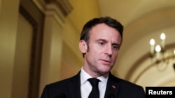 Еманюел Макрон в Белия дом.