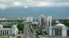 Vew from the Arch of Neutrality in the Turkmen capital, Ashgabat.