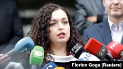 Kryetarja e Kuvendit të Kosovës, Vjosa Osmani.