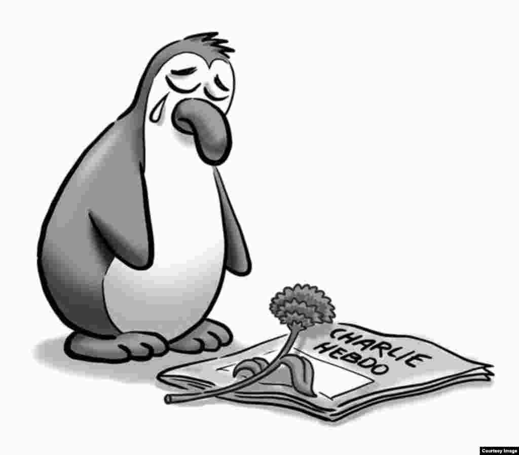 Карикатура турецького сатиричного журналу Penguen