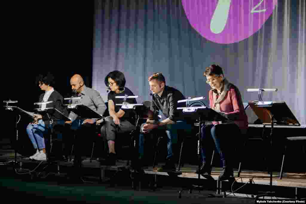 Репетиція документальної п&rsquo;єси &laquo;Сім&raquo;