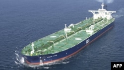 یک نفتکش سعودی در اقیانوس هند