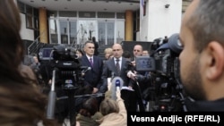 Serbia - Representatives of the association of lawyers "Vukovar 1991", former prisoners of camps camps at Begejci, Stajicevo, Sremska Mitrovica, Nis and Belgrade, 10Nov2011