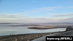 Тайганське водосховище у Криму 1 лютого 2025 року