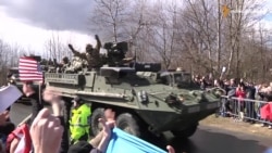 Американська військова колона вже в Празі