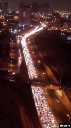 Тегерандағы көлк кептелісі. 16 маусым 2025 жыл.