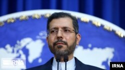 Szaid Khatibzadeh szóvivő 2020. október 10-én.