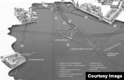 O ilustrație din cartea „Buncărele sovietice secrete”