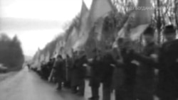 «Живий ланцюг» 21 січня 1990 року у Львові