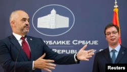 Edi Rama dhe Aleksandër Vuçiq 