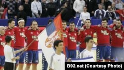 Rukometna reprezentacija Srbije osvojila je srebrnu medalju na Evropskom prvenstvu, januar 2012.