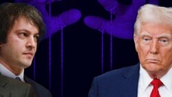 Ираклий Кобахидзе и Дональд Трамп, коллаж