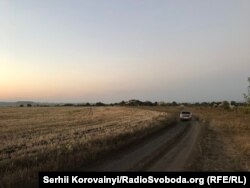 Пашная земля на месте бывшей степи возле Лисичанска, 2018 год