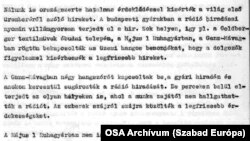 A SZER Rádiófigyelője feljegyezte az első emberi űrrepülésről szóló beszámolókat