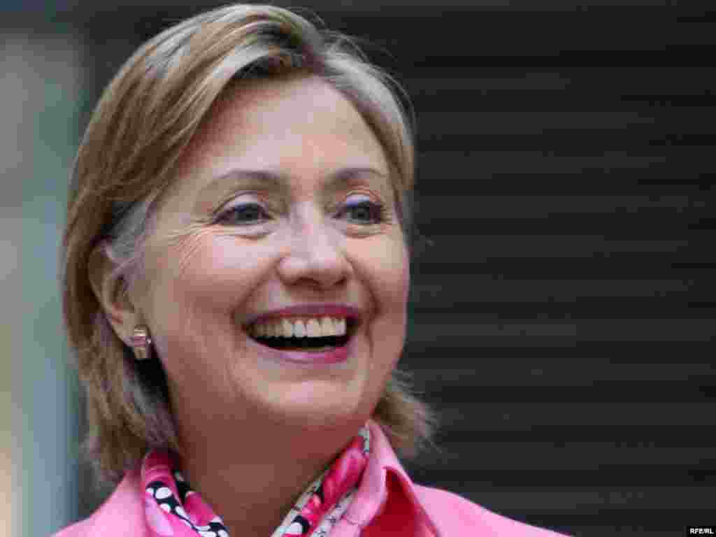 ...američka državna tajnica je bila dobro raspoložena...