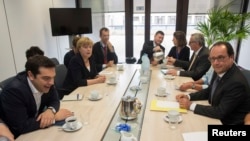 Екстрений саміт лідерів єврозони щодо ситуації у Греції. Брюссель, 7 липня 2015 року