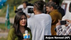Пакистандык журналист иш учурунда