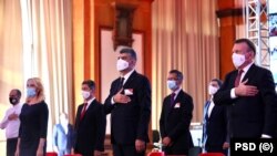 Marcel Ciolacu, la congresul la care a fost ales președinte PSD