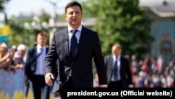 Володимир Зеленський після інавгурації на посаду президента України. Київ, 20 травня 2019 року