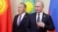 Russian President Vladimir Putin (right) could be looking for inspiration in the way his old Kazakh counterpart, Nursultan Nazarbaev, has stepped down but is still keeping his irons in the fire.