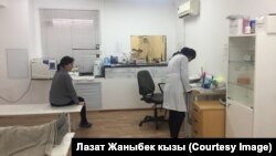 Одна из кыргызских клиник в Москве.