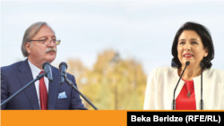 სალომე ზურაბიშვილი, გრიგოლ ვაშაძე