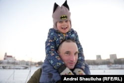 Андрій Кузнечик із сином Матвієм