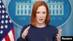 Речниця Білого дому пояснила, що мета санкцій полягає в тому, аби змусити Росію «робити вибір»