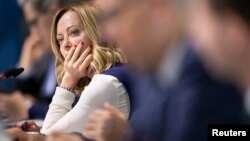 جورجا ملونی در نشست اخیر صلح اوکراین در سوئیس