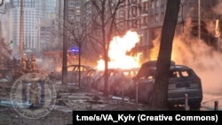 Орус армиясынын Киевге жасаган ракеталык чабуулунун кесепети. 20-декабрь, 2024-жыл. 