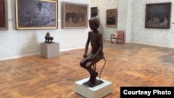 В Музее изобразительных искусств.