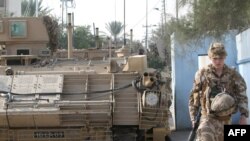 Ірак -- блок-пост британських військових у місті Аль-Басрах. Вересень, 2008 р. 