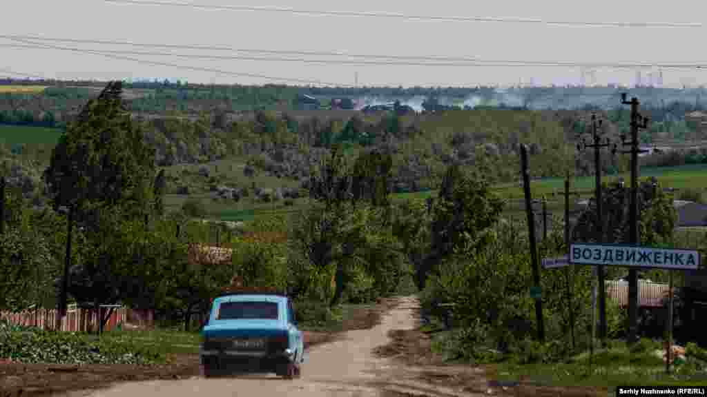 A Donyecki területen fekvő Vozdvizsenka településért 2024 júliusában kezdődtek a harcok. A kép 2024 májusában készült, az ukrán település januárban került orosz ellenőrzés alá