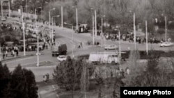 Timișoara, Calea Girocului, înaintea masacrului, 17 decembrie 1989.