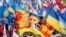 La manifestația pro-europeană din centrul Kievului