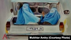 Frescă murală în Kabul.