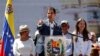 Venezuelan opposition leader Juan Guaido attends a rally, Feb 12