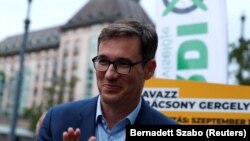 Karácsony Gergely főpolgármester Budapesten 2021. szeptember 27-én