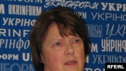 Ренате Вольвенд, доповідач Парламентської асамблеї Ради Європи з питань дотримання Україною зобов'язань ПАРЄ, Kиїв, 8 грудня 2009 року