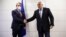 Софија- еврокомесарот за проширување Оливер Вархеји и претседателот на ГЕРБ Бојко Борисов, 21.05.2021